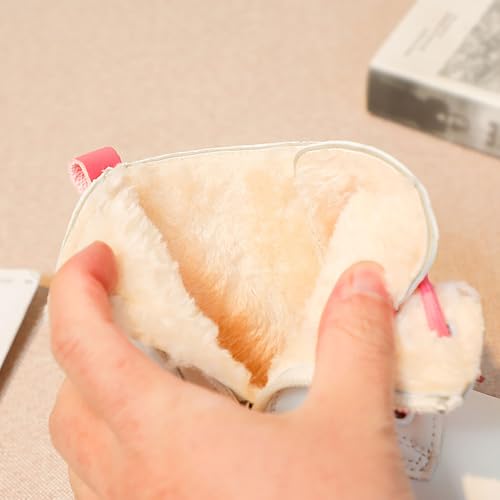 Ankle Boots for Girls Lace up Combat Boots Fashion Fuax Fur Lining Snow Boot Warm Anti-Slip Outdoor Short Winter Shoes4