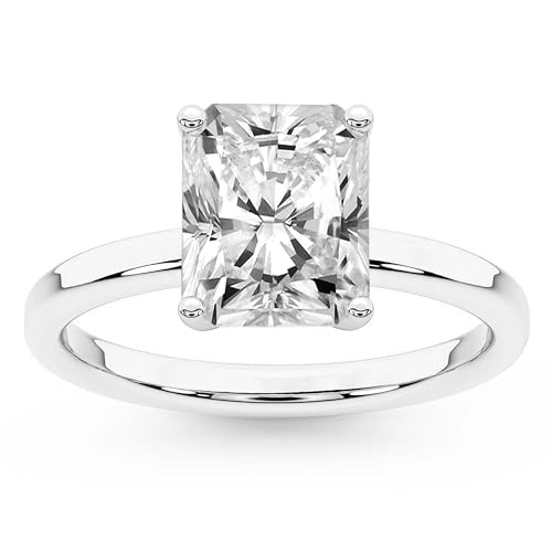 FRIENDLY DIAMONDS 1 Carat - 5 Carat | IGI Certified Lab Grown Diamond Engagement Ring | 14K Or 18K in White, Yellow Or Rose Gold | Four-Prong Solitaire Diamond Ring | FG-VS1-VS2 Quality