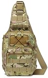 ATBP Small Tactical Sling Backpack Bag Pack for Men Military Shoulder Bag Molle Crossbody Bag for Hi