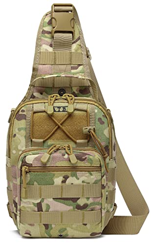 Atbp Small Tactical Sling Backpack Bag Pack For Men Military Shoulder Bag Molle Crossbody Bag For Hiking 6 Liters #TOP10