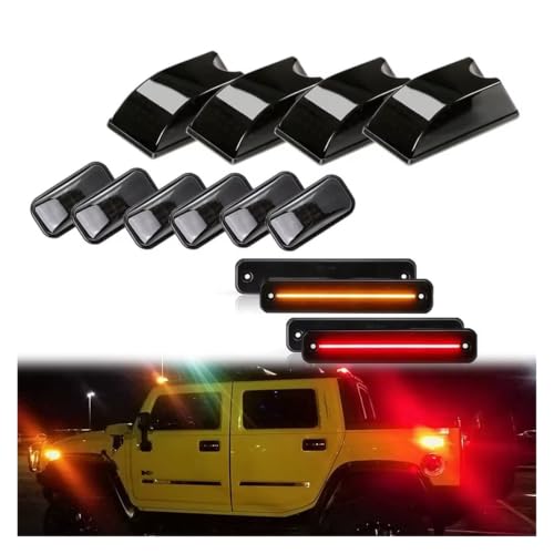 Luces de techo ámbar para Hummer H2 SUV de 2003 a 2009 2