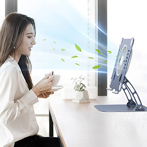 Soporte con ventilador para notebook refrigerante ajustable miniatura 6