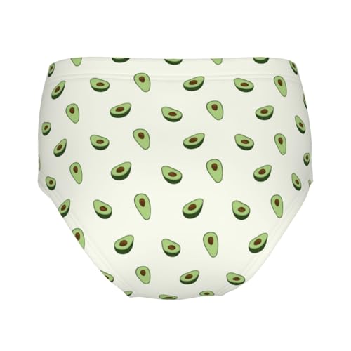 Healthy Fruit Avocado Girls' Underwear Soft Cotton Little Girls Panties Comfort Briefs2