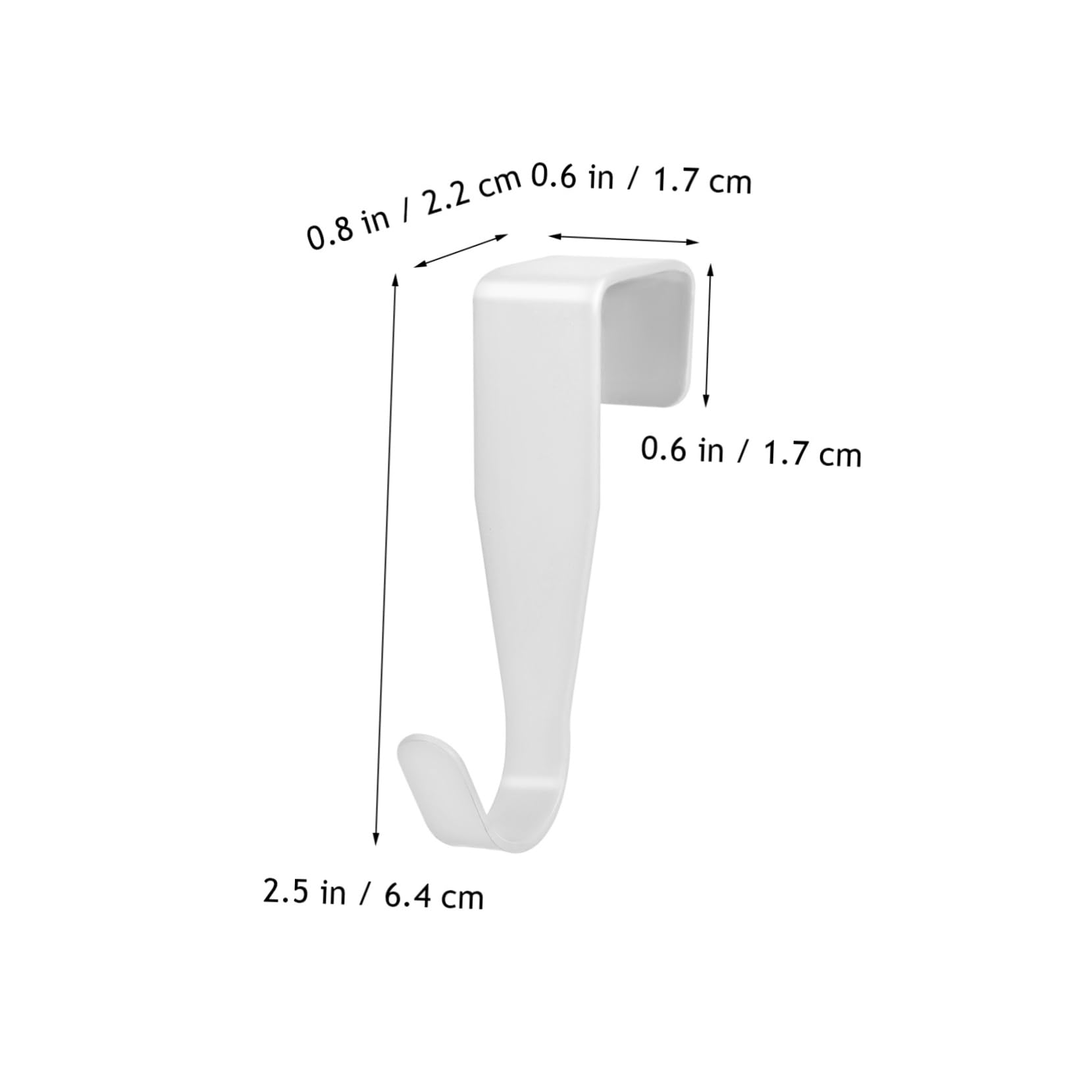 KALLORY Over The Door Hooks 16pcs Heavy Duty Cabinet Hooks No Drill Towel Dish Towel Coat Hanger for Kitchen