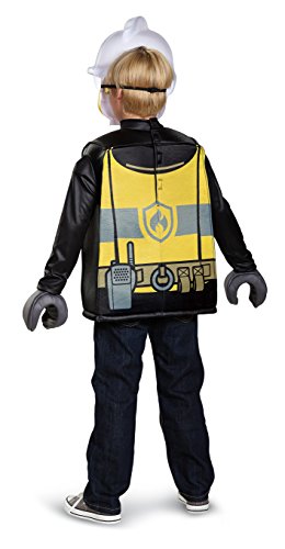 Disfraz Completo Bombero LEGO Clásico Pequeño miniatura 3