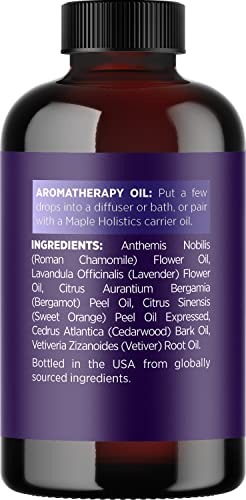 Sleep Essential Oil Blend For Diffuser - Snooze Blend Essential Oil For Sleep With Roman Chamomile Essential Oil Lavender Cedarwood And More - Aromatherapy Sleep Oil Blend For Nighttime Relaxation #TOP1