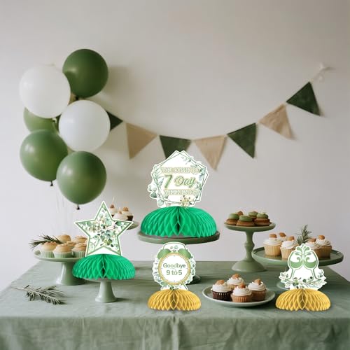 Joyeuze Retraite Décors Centraux Alvéolés de table pack de 8 - 5