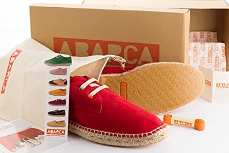 Espadrilles Homme En Toile De Jute Fabriquées En Espagne - Type Blucher Avec Lacets - Confortables Et Respirantes