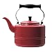 Paula Deen 2-Quart Enamel on Steel Teakettle, Red