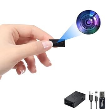 maruila Telecamera spia nascosta,Telecamera tata HD 1080P,Telecamera di sorveglianza casa-ufficio con visione notturna automatica, rilevamento del movimento, sensore di gravità senza WIFI