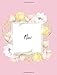 Produktbild Maci: 110 Ruled Pages 55 Sheets 8.5x11 Inches Water Color Pink Blossom Design for Note / Journal / Composition with Lettering Name,Maci