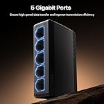 Tenda SG105, 5 Port Gigabit Switch, Unmanaged Ethernet Switch, Office Ethernet Splitter, Plug & Play, Plastic Case, Desktop/ Wall-Mount, Fanless Quiet, Limited Lifetime Protection - Image 4