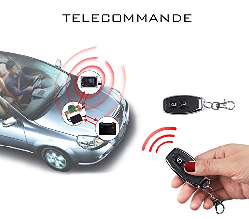 Mota Cortador de batería Interruptor eléctrico Compatible con coche Control remoto automático universal Fallas de parada