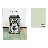 Altura: 10 cm. Punch Studio Pocket - Cuaderno de notas (Yesteryear Camera) \'Retrospect\'