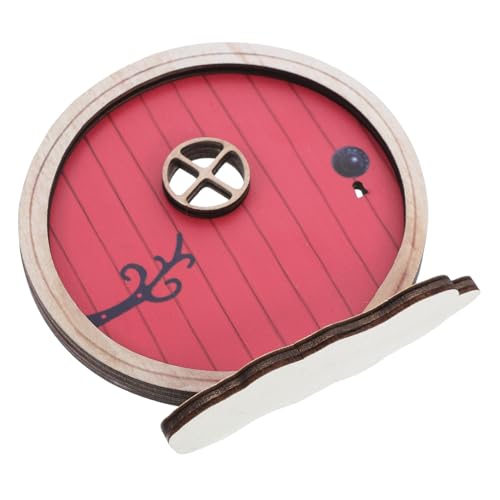 Porte miniature en bois YRYRYW pour décoration de jardin et souches d'arbre