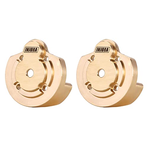 INJORA Copertura Portale In Ottone 66g Per Nocchetta Sterzo Axial UTB18 Capra 1/18