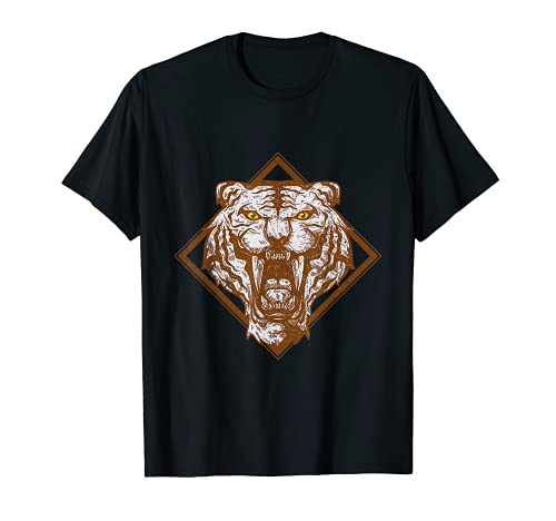 Tigre de la cara del animal de la Camiseta