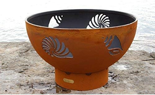 Fire Pit Art Beachcomber-FPA-MLS120-LP Fire Pit LP, Metal