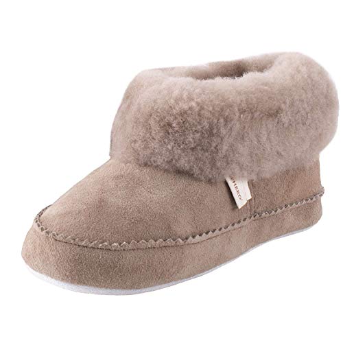 Chaussons de chalet enfant Shepherd Pitea stone 31 pantoufles fourrées mixtes