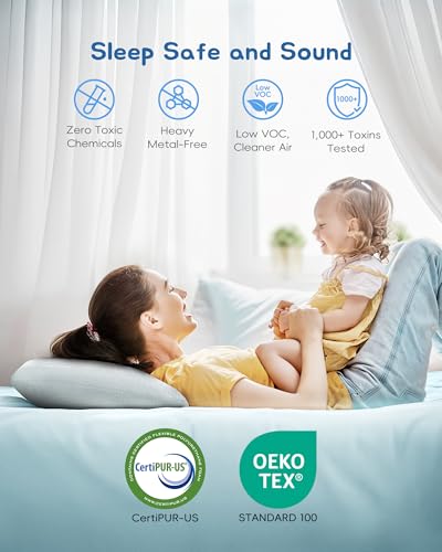Image of Toddler Pillow, Adjustable Memory Foam Small /Mini Pillow for Toddler 2 Years & Above, for Kids Sleeping, Napping or Traveling, Washable No Zipper Pillowcase, 13 inch x 18 inch, Blue