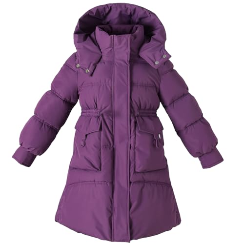 Girls Waterproof Coat Winter Parka Long Puffer Jacket Padded