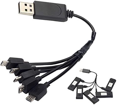 Parts & Accessories 2019 New 1 for 5 Charger Multi-Charging Visuo Xs809 Xs809w Xs809hw Cable Rc Drone Parts