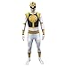 Price comparison product image Morphsuits Men's Power Rangers Adult Sized Costume, White, XL UK