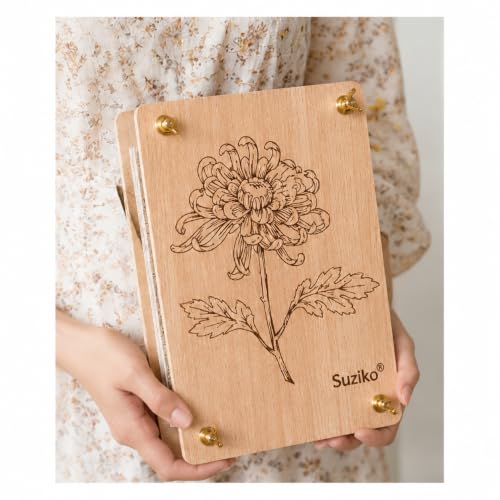 Suziko Großes Blumenpressen-Set - Blumen- und Pflanzenkonservierungs-Set, Maße 27.5x17.5 cm, Kunst und Handwerk für Erwachsene & Kinder, Blattpresse & Blumenpresse - Tolles Geschenk für Liebhaber