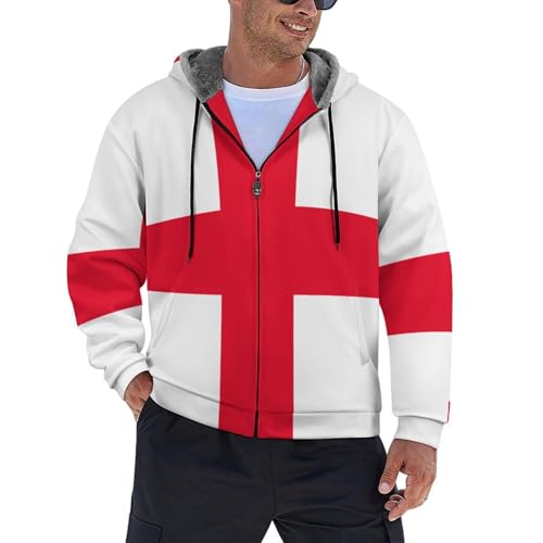 Sudadera de invierno hombre chaqueta con capucha de abrigo de invierno grande