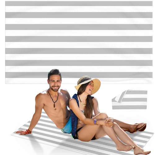 MOLHEM Beach Towel Quick Dry Microfibre, Double Sided Quick 