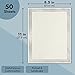 Juvale Silver Foil Certificate Paper - 8.5 x 11 in Ivory Cardstock - 50 Blank Sheets for Award & Achievement Certificates - Foil Border Card Stock Paper - Inkjet & Laser Compatible