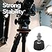 Rubber Monopod Foot Pad with 3/8in Screw - Durable Anti-Slip Tripod Replacement Accessories for Camera Supports, Ideal for Photographers and Filmmakers