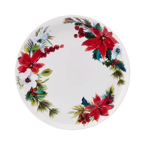 Mikasa 5287836 Hope Joy Holiday Poinsettia Bone China Lightweight Chip Resistant 16 Piece Dinnerware Set thumb #7