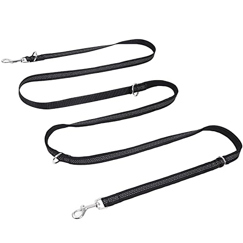 Laisse nylon pour chien laisse en corde très résistante réfléchissante de 9,8 pieds