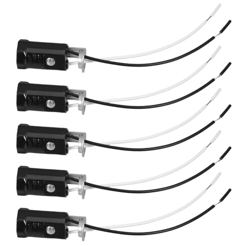 Amosfun E12�˂����ݎ����C�g�\�P�b�g 5�Z�b�g �x�[�N���C�g���V�[�����O�����v�z���_�[ ���C���[���[�h�t�� �V�����f���A��Ǌ|���Ɩ���