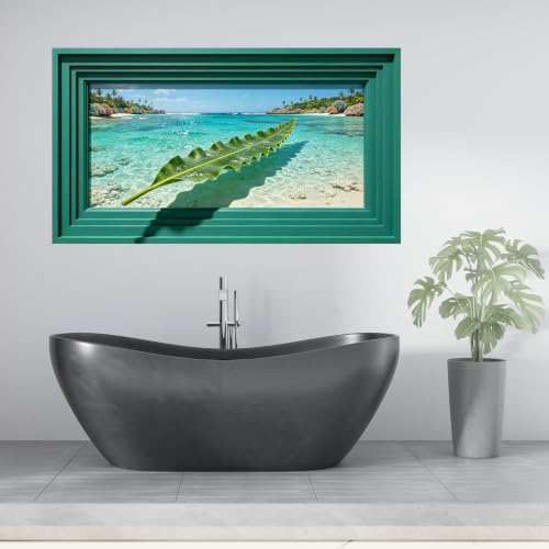 Décoration améliorée activée par l'eau paysage tropical 3D