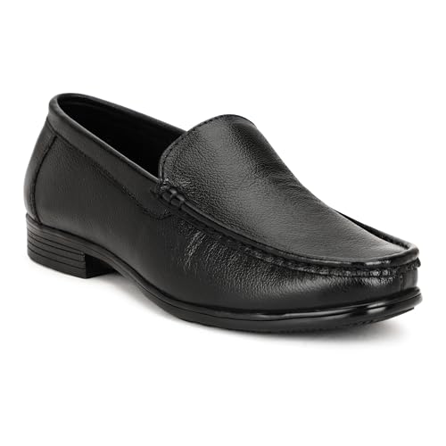 Image of Leatherful Real Leather Loafer Shoes BRLF010| Full Grain Leather | Office | Party | Smart Casual Loafer