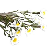 ramo margaritas de colores Daisias artificiales, bien hechas y de colores vibrantes, se ven reales.