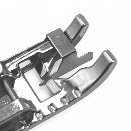 Image of ZENITH Edge Joining Pressure Foot Snap on Type for Automatic Electric Low Shank Sewing Machines Suitable for Usha Janome Brother Singer etc Steel Finish (Edge Joining)