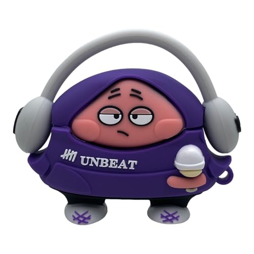 Image of SE HUB Airpods Pro 2 Case Cover Keychain for 2Nd Generation Cartoon Shock Proof 360-degree Protection Case Cover Soft Skin Silicone Compatible 3D Design Headphones Case (Instagram)- Blue