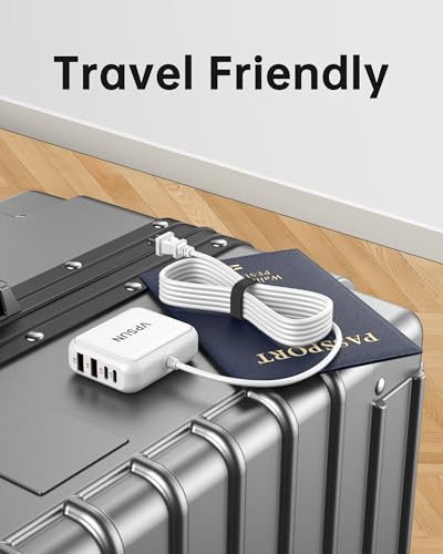 VPSUN USB C Charger 8 Port Block, Fast Charging Station for Multiple Devices,Multiport USB Charging Hub for iPhone,Samsung,Switch,Fan,Speaker,lamp,etc. - Image 6