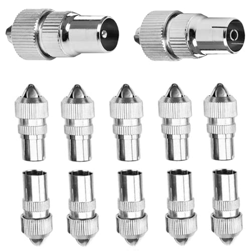 Antenna TV Coassiale Accoppiatore RF Da Femmina A Spina