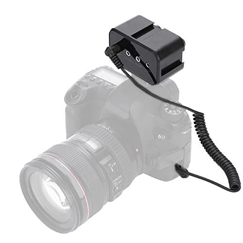 Mixer Audio Per Microfono, WS-V2 Mixer Adattatore Audio Per Microfono Universale a 2 Canali Mixer Adattatore Audio Per Fotocamera con Ingressi da 3,5 Mm Per Fotocamere DSLR