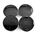 4X 70,6mm Nabendeckel OD 70,6mm ID 60,6mm Radnabenabdeckung Radnabendeckel für BBS 09.24.467 (Schwarz)