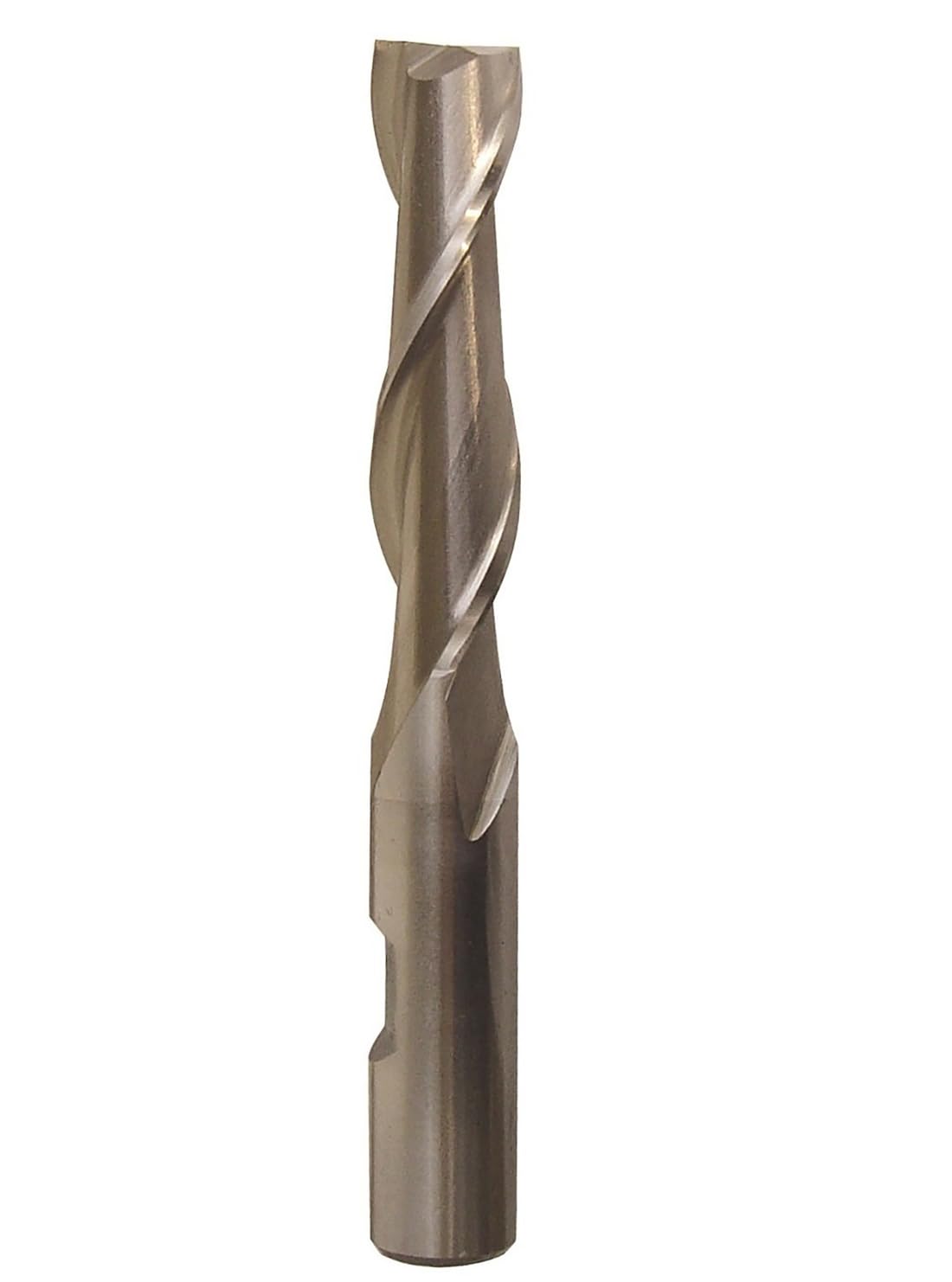 Drill America 2-Flute High-Speed Steel End Mill – 1-3/8" Diameter, 2" Cutting Length, Square End For Steel, Brass, Iron - View #4