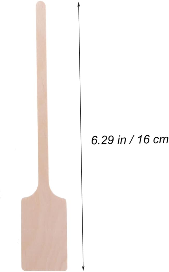 Wooden Coffee Stirrer Set of 200 Stir Sticks Square Head Disposables for Home Cafe Bar