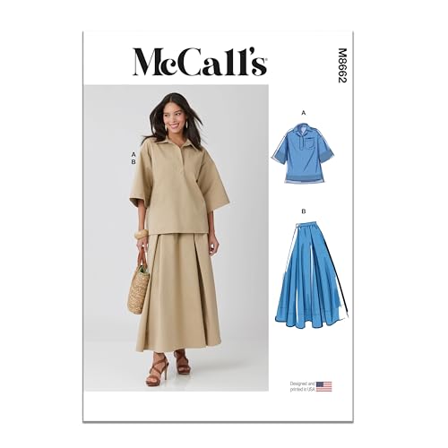 McCall's M8662 Sewing Pattern for Misses' Top and Skirt by McCall - Used condition - US$6.91