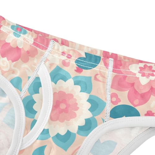 Floral Mandala Little Boys Comfort Kids Underwear Cute Children Undies4