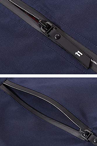 Image of sandbank Men's Casual Lightweight Flight Jacket Softshell Zipper Windbreaker Bomber Jacket