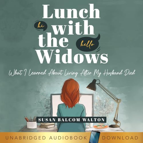 Diseño de la portada del título Lunch with the Widows